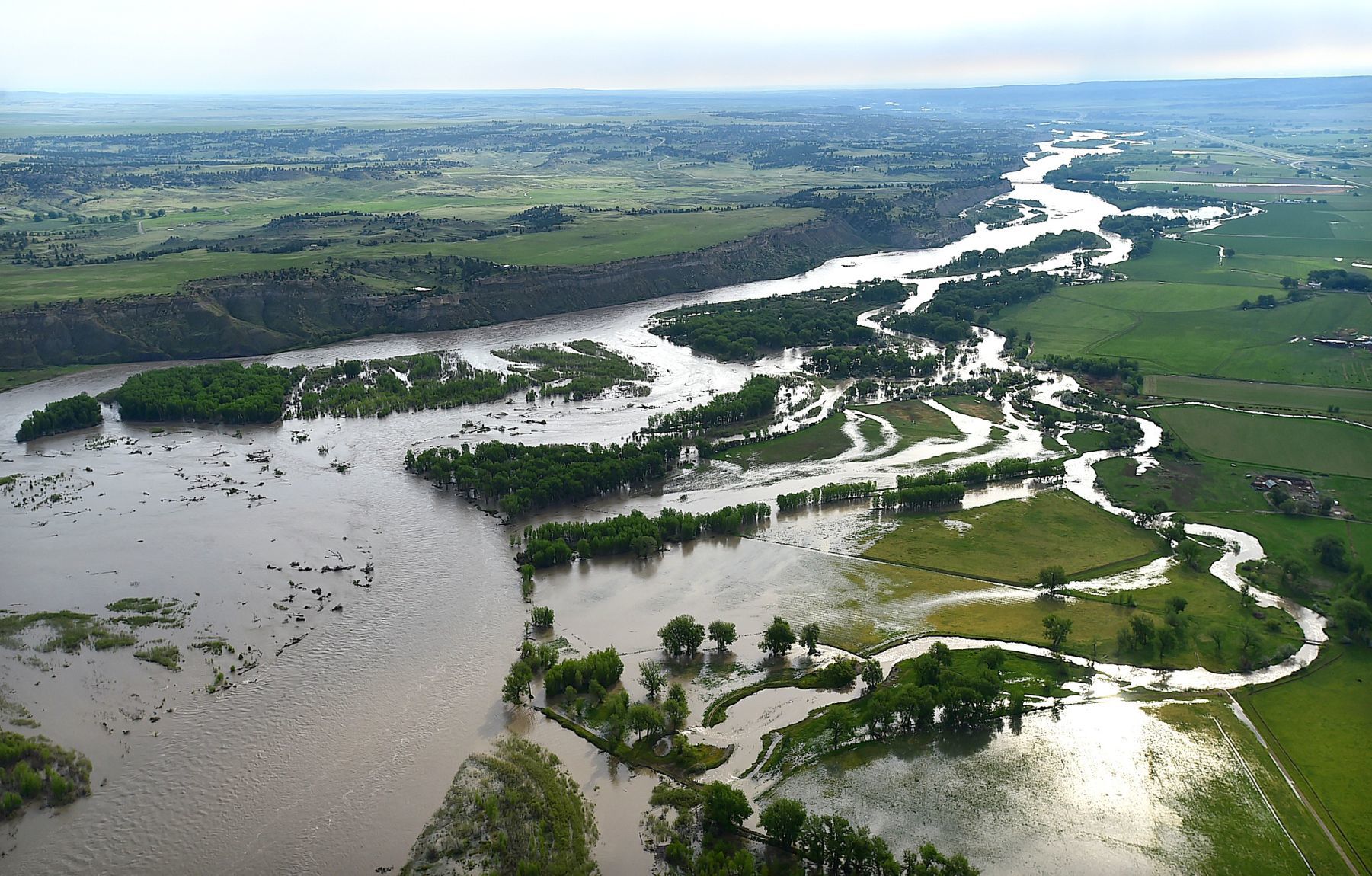 Flood near Worden
